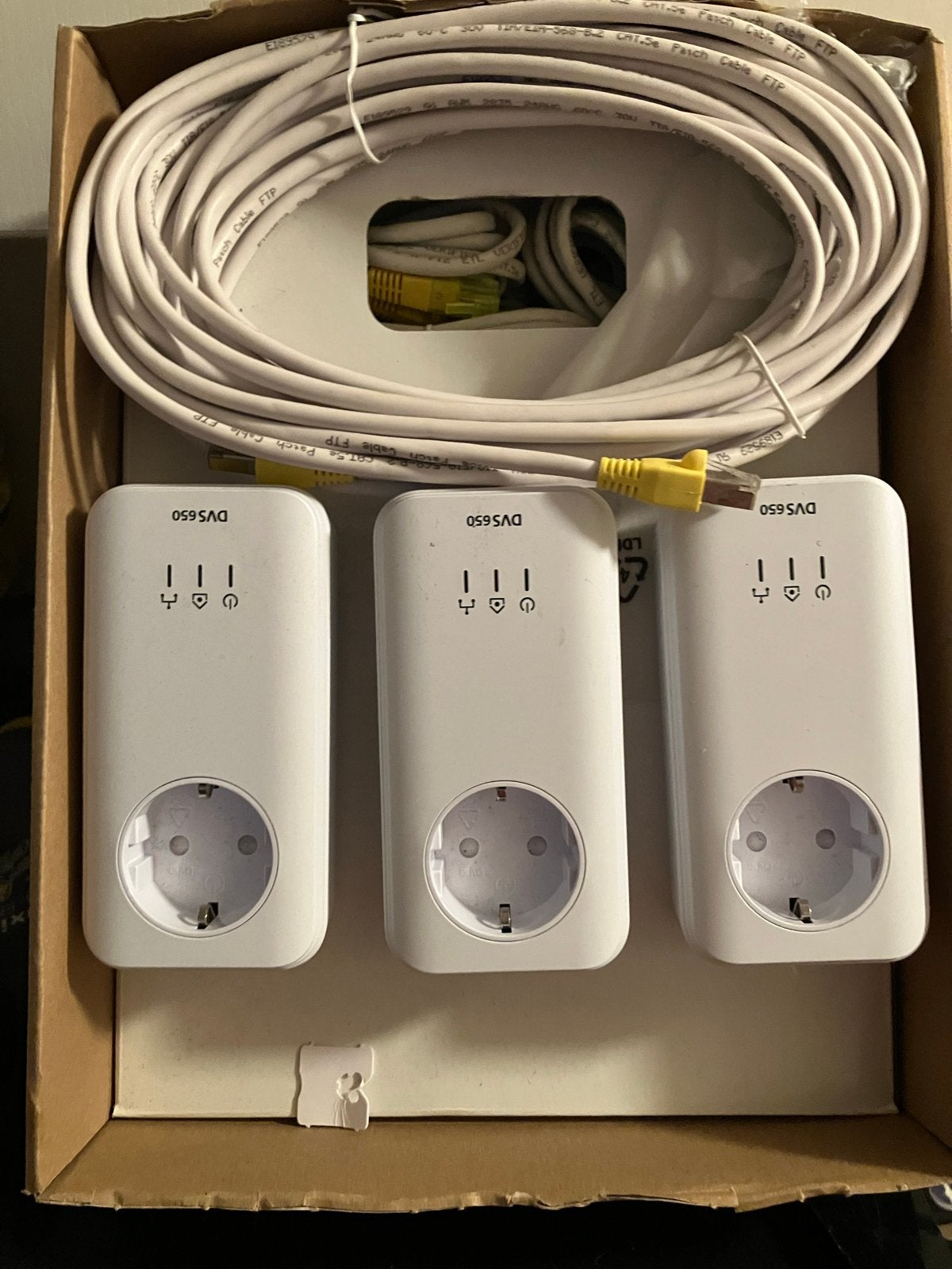 Devolo dLAN 500 duo+ Powerline Adapters (3 stuks), Computers en Software, Ophalen of Verzenden, Gebruikt