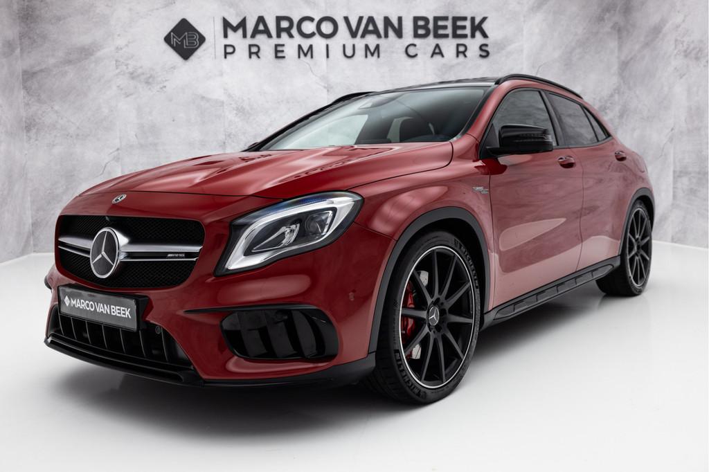 Mercedes-Benz GLA AMG 45 4MATIC 381 PK Premium+ | Pano | Spo, Auto's, Mercedes-Benz, Automaat, 12 maanden, Gebruikt, 4 cilinders