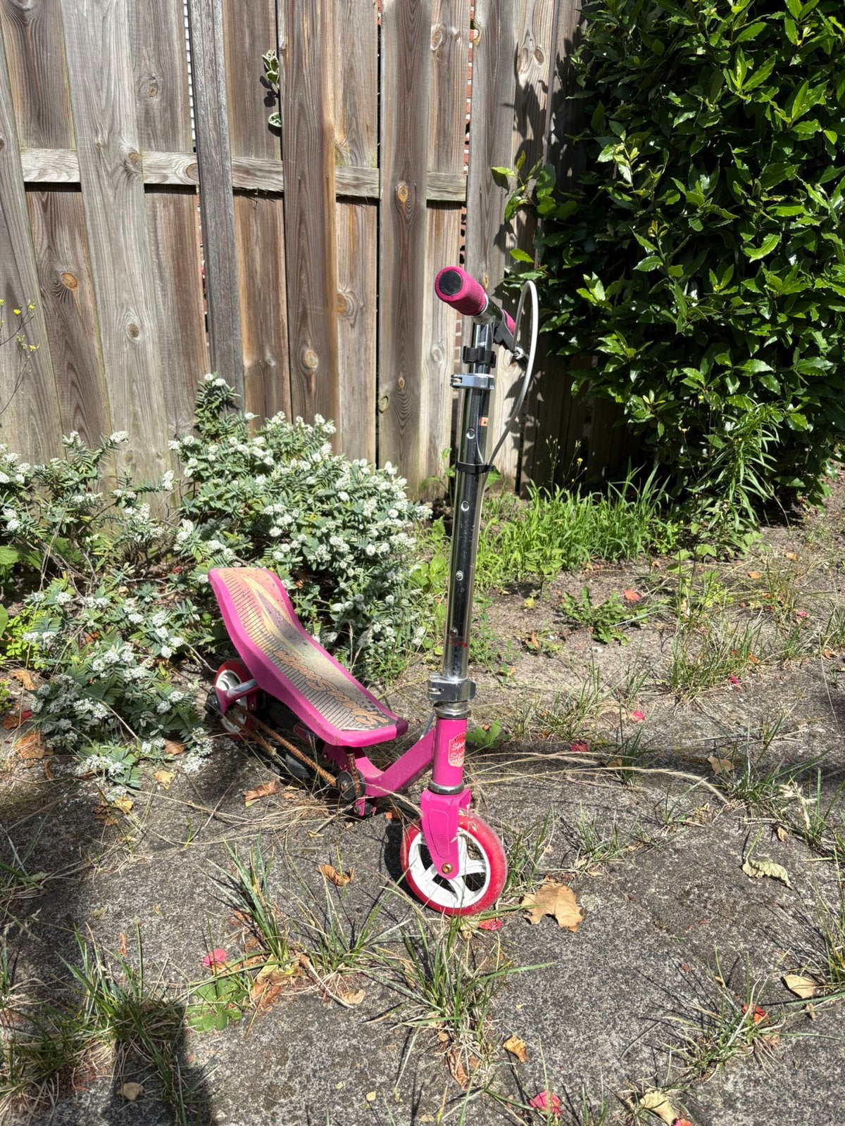 Space scooter junior Roze voor 4 tm 7 jaar, Ophalen of Verzenden, Gebruikt, Gewone step