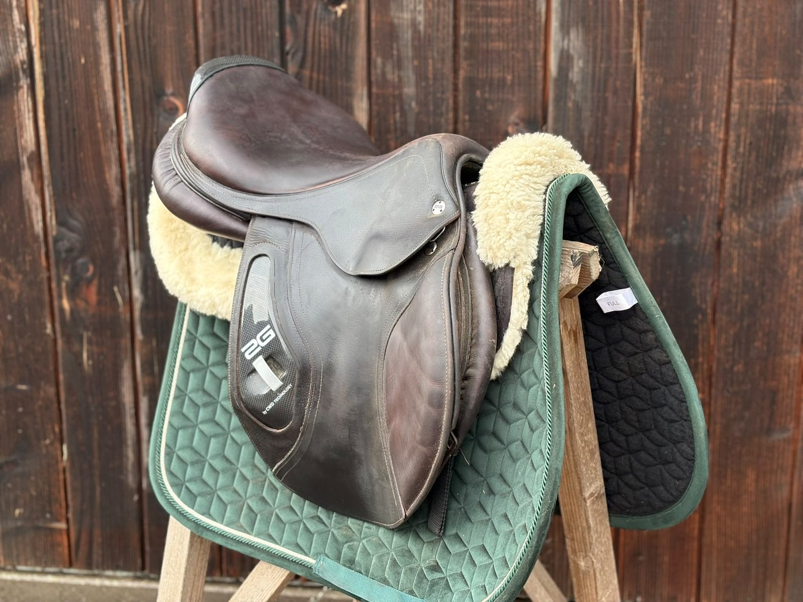 Cwd 2g zadel, Dieren en Toebehoren, Gebruikt, Vlakke zit, M (17 inch), Ophalen of Verzenden