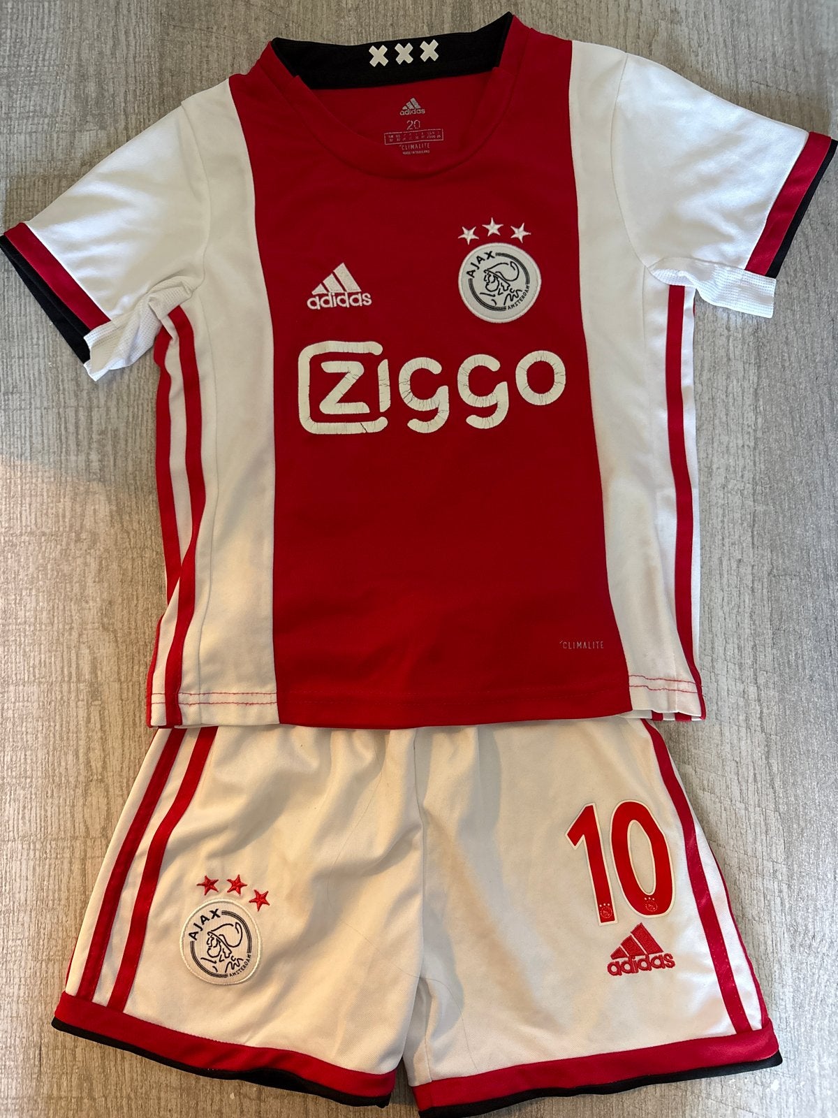 Ajax Thuisshirt Tadic 10 Maat 20 (Kids), Ophalen of Verzenden, Zo goed als nieuw, Jongen