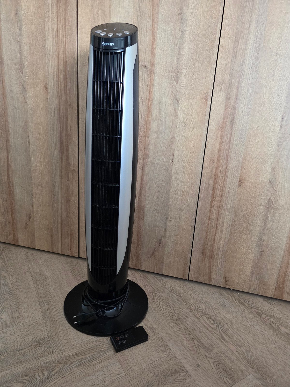 Sencys Torenventilator met Afstandsbediening, Ophalen, Ventilator met afstandsbediening, Gebruikt, Torenventilator