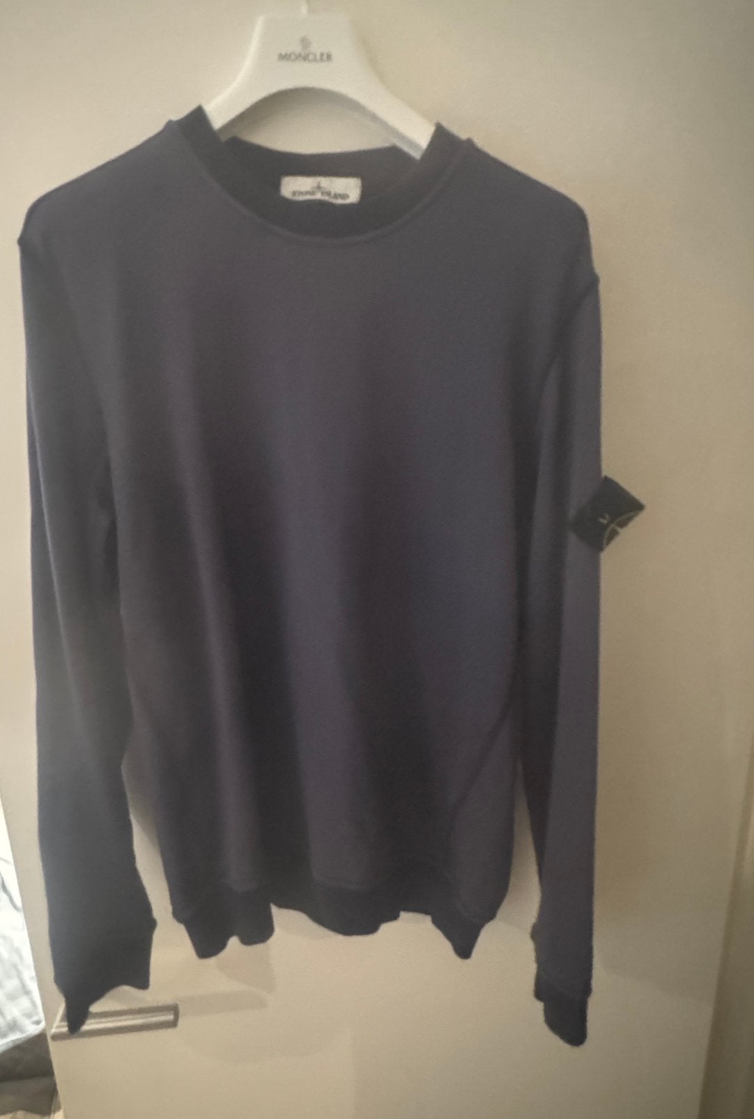 Stone Island trui - Maat M-Gedragen, Ophalen of Verzenden, Gedragen, Maat 52/54 (L), Blauw