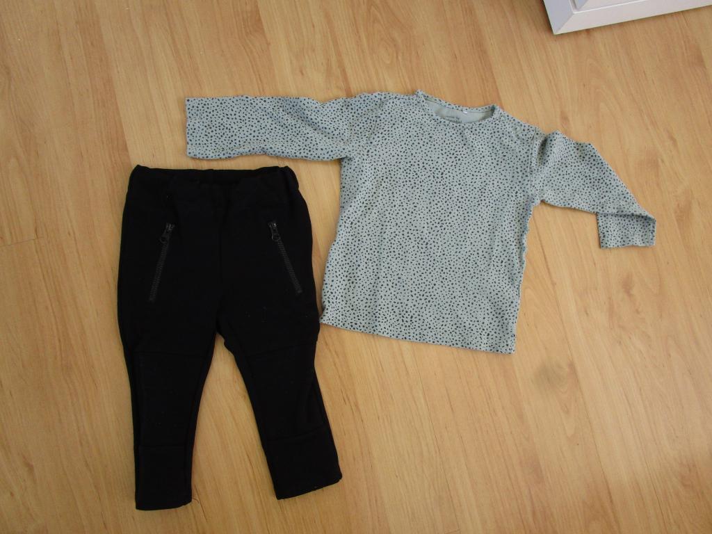 Prénatal + Name it maat 80 - broekje + shirtje, Kinderen en Baby's, Babykleding | Maat 80, Meisje, Name it + Prenatal, Ophalen of Verzenden