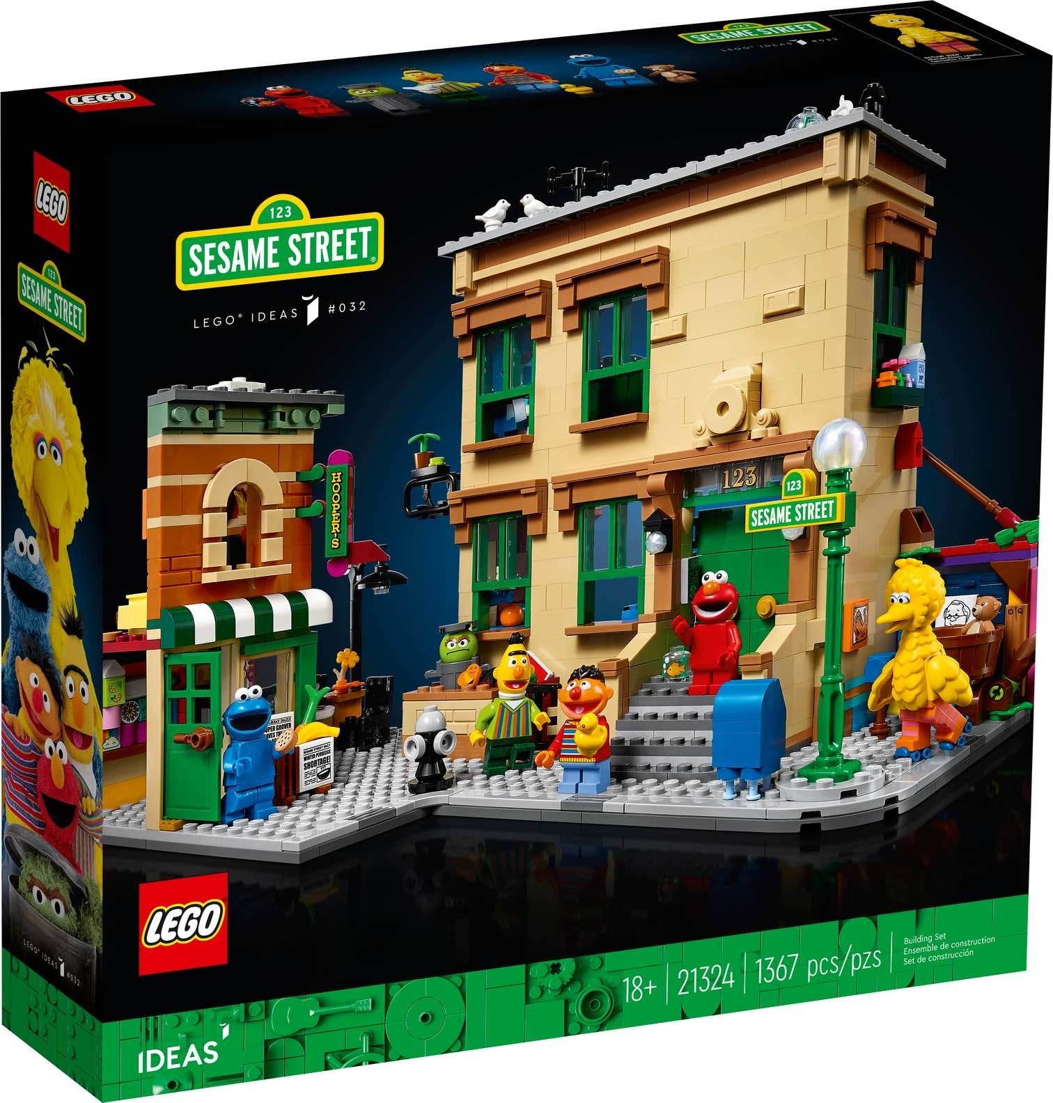 LEGO Ideas 21324 Sesamstraat 123 - Nieuw in doos, Ophalen, Nieuw, Overige merken