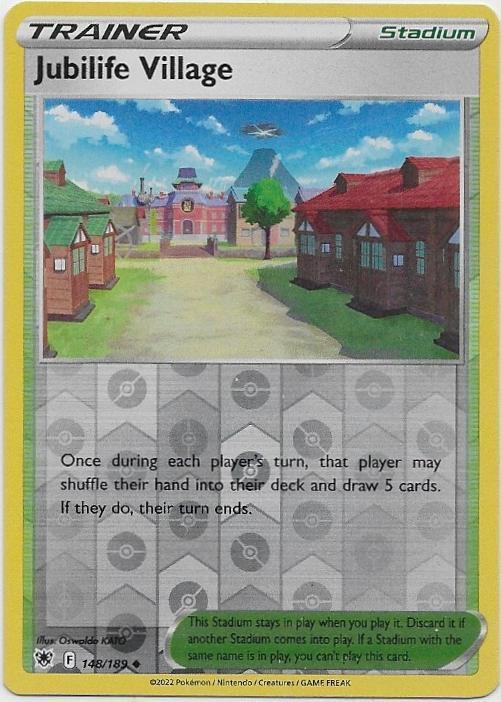 Astral Radiance,  Jubilife Village [reverse] 148/196, Verzenden, Nieuw, Losse kaart