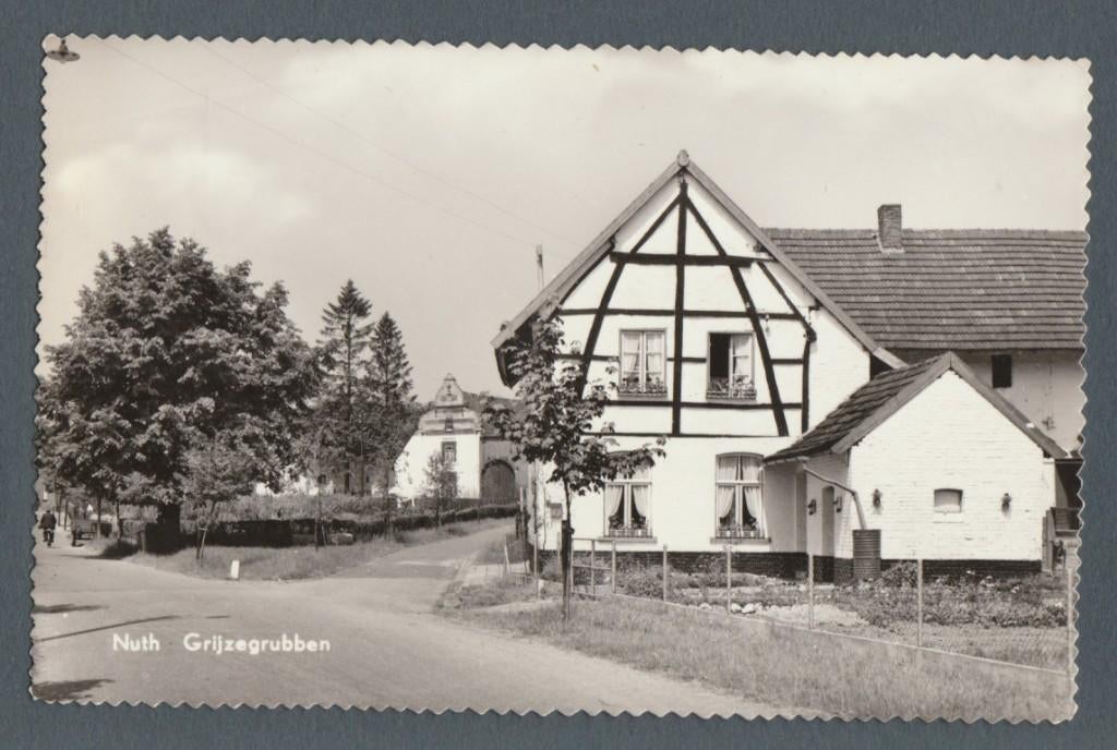 Nuth (nabij Hoensbroek en Wijnandsrade) - Grijzegrubben, Verzamelen, Ansichtkaarten | Nederland, Verzenden, 1960 tot 1980, Ongelopen