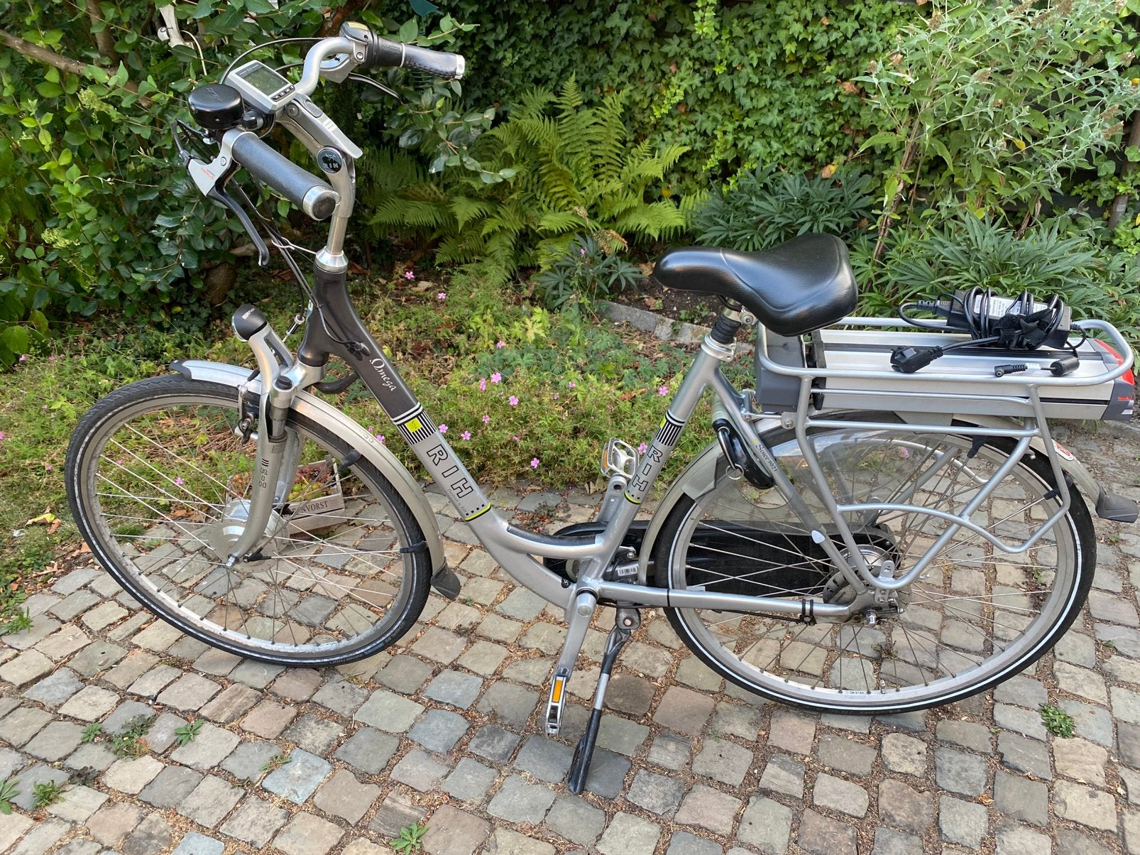 RIH Omega elektrische fiets, accu laad niet meer op, Minder dan 30 km per accu, Gebruikt, 51 tot 55 cm, Ophalen