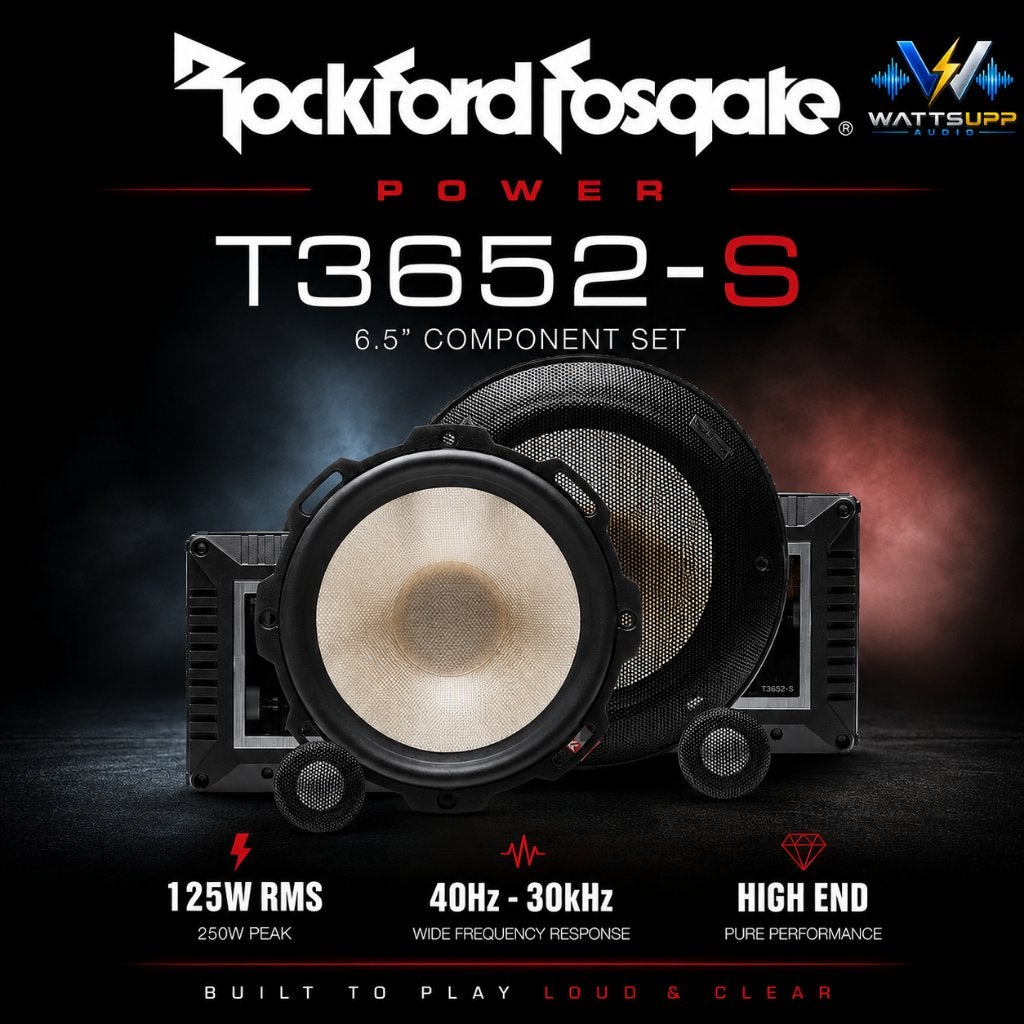 Rockford Fosgate POWER T3652-S 16.5cm / 6.5'' Composet, Audio Design, Nieuw, Am Breilingsweg 3, 76709 Kronau, Duitsland, Ophalen of Verzenden