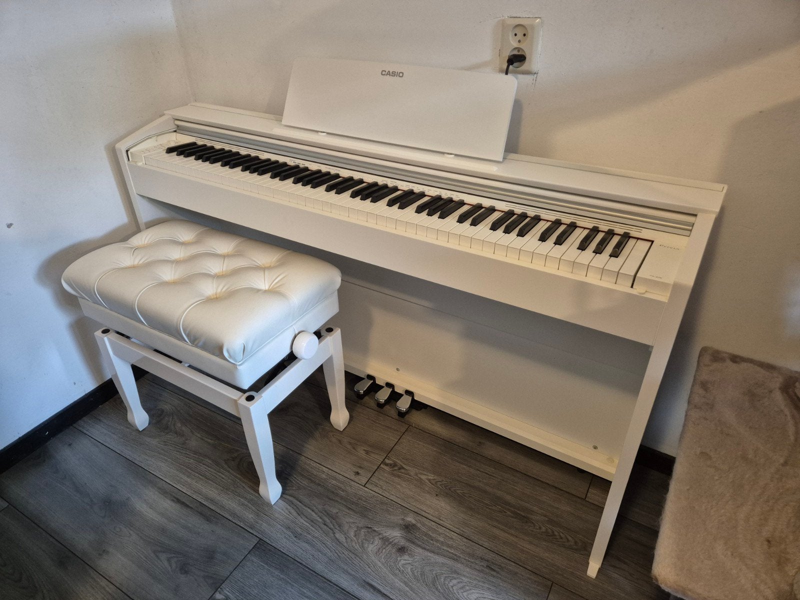 Casio Privia PX-870 Digitale Piano met Kruk - Wit, Ophalen, Wit, Digitaal, Zo goed als nieuw