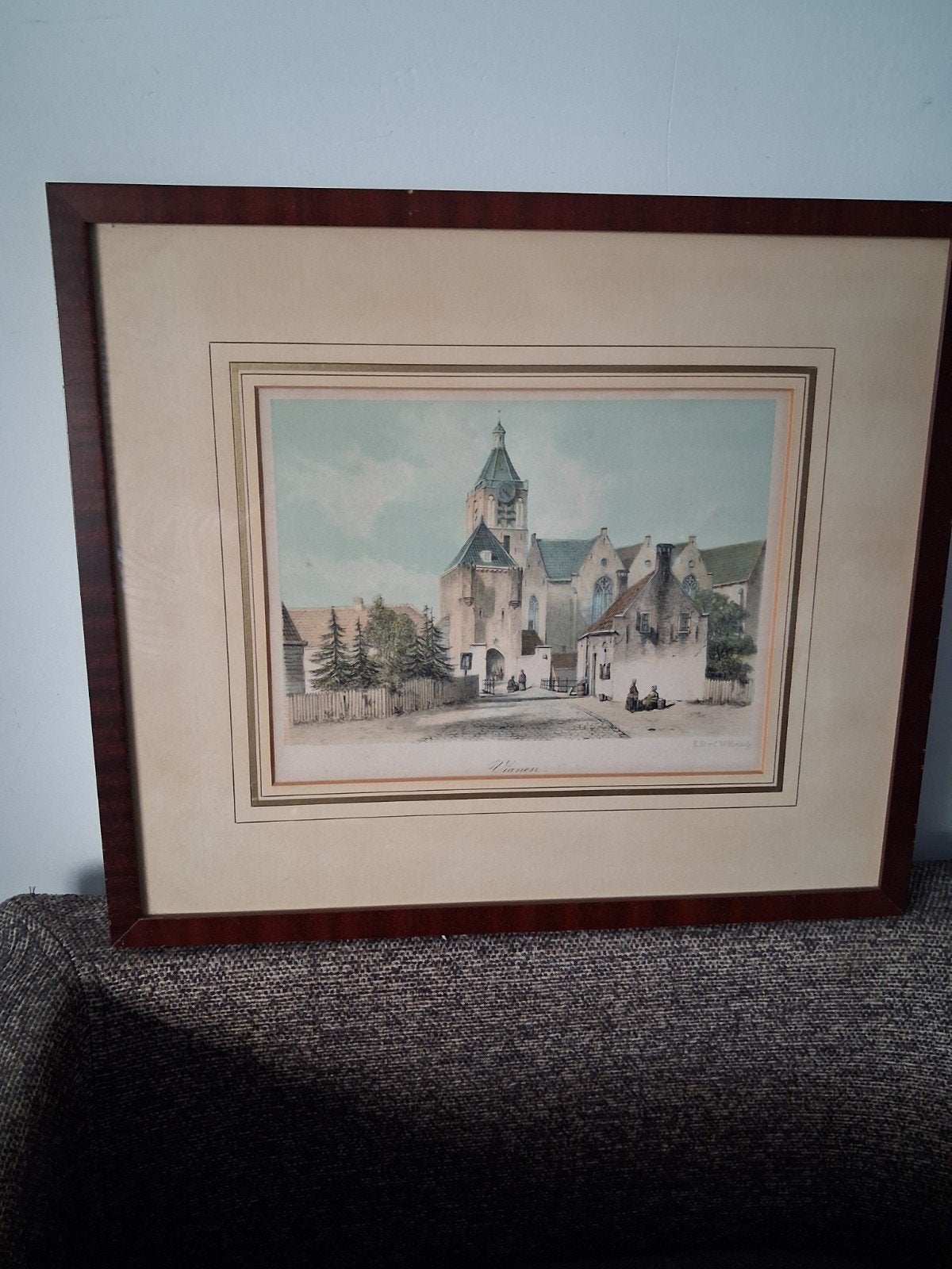 Litho Vianen Carl Wilhelm Mieling anno 1850, Ophalen of Verzenden