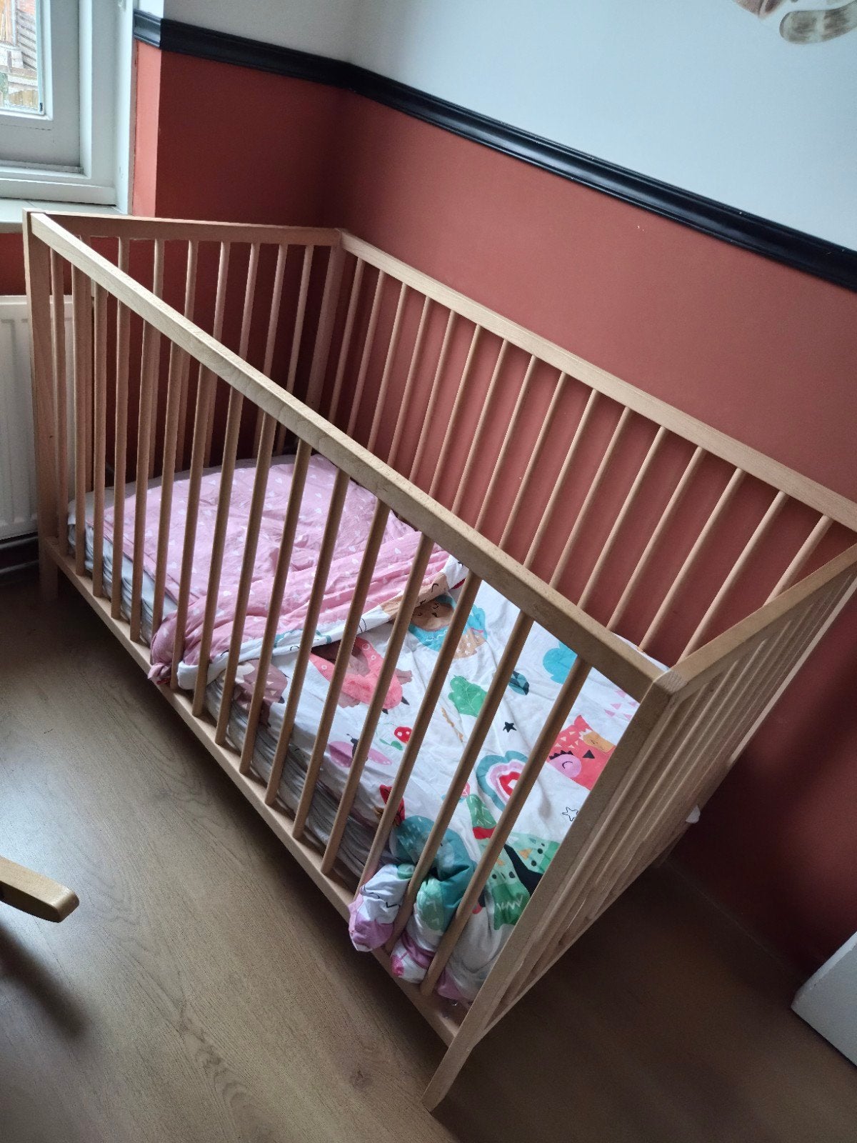 Ikea babybedje/ledikantje, Kinderen en Baby's, Ophalen, Gebruikt, Ledikant