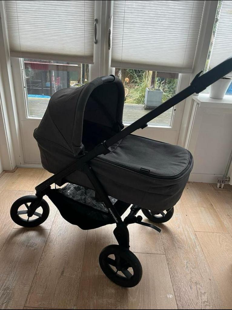 Combi kinderwagen incl bescheiden antraciet, Ophalen, Zo goed als nieuw, Overige merken