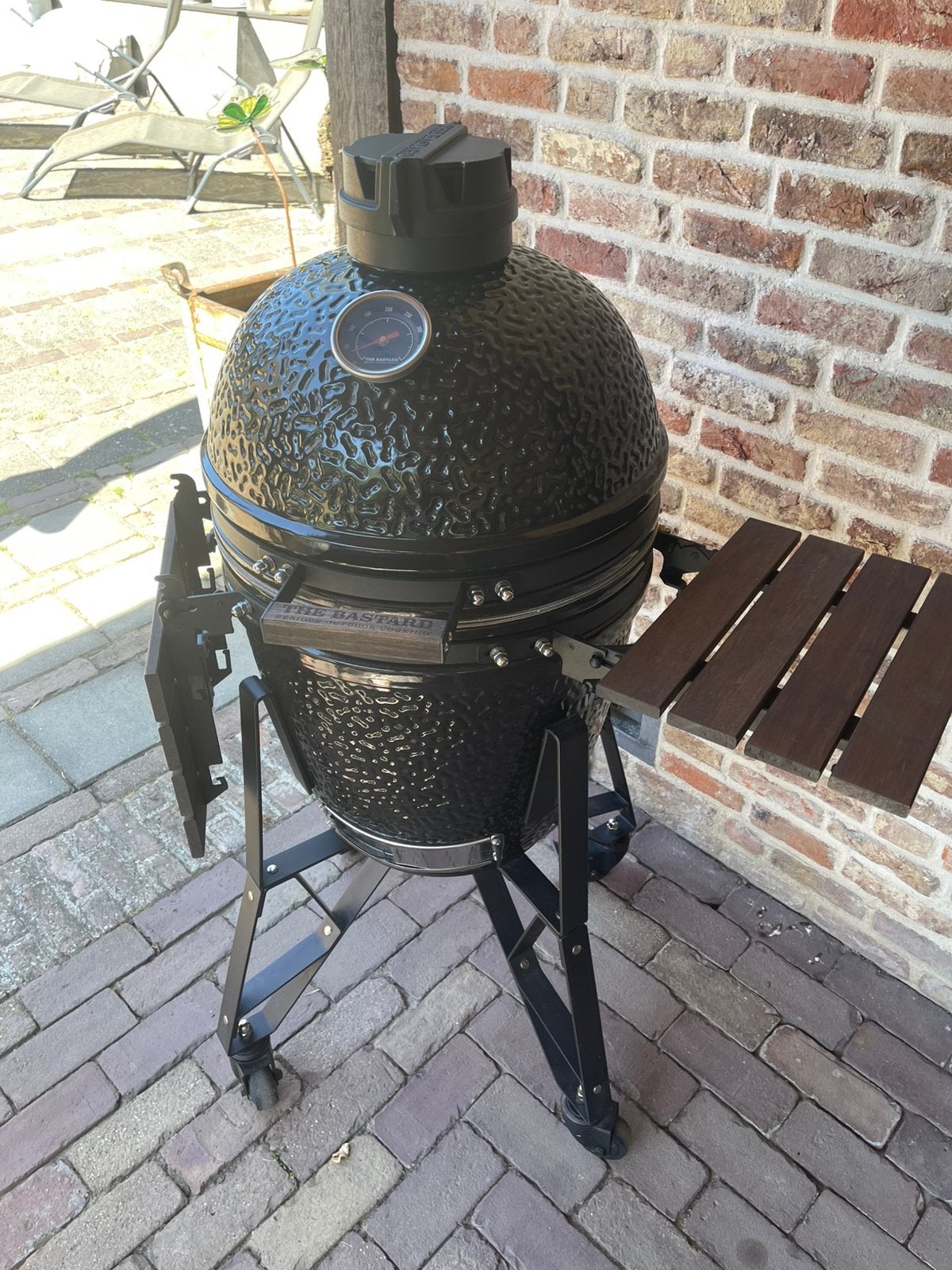 Bastard medium compact zeer compleet, Tuin en Terras, Houtskoolbarbecues, Ophalen, Zo goed als nieuw