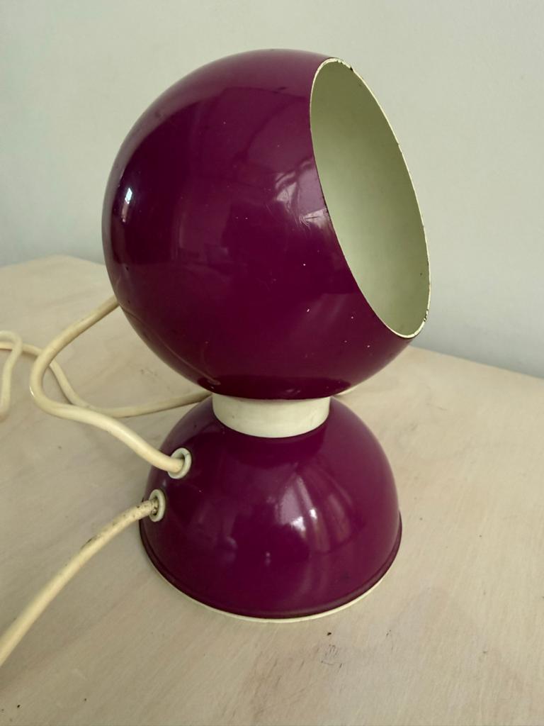 Compardari Reggiani Tafellamp Jaren '70 - Paars/Lila, Ophalen