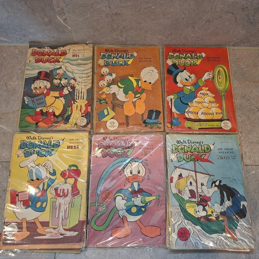 Donald Duck complete jaargang 1958, Gelezen, Complete serie of reeks, Walt Disney, Ophalen of Verzenden