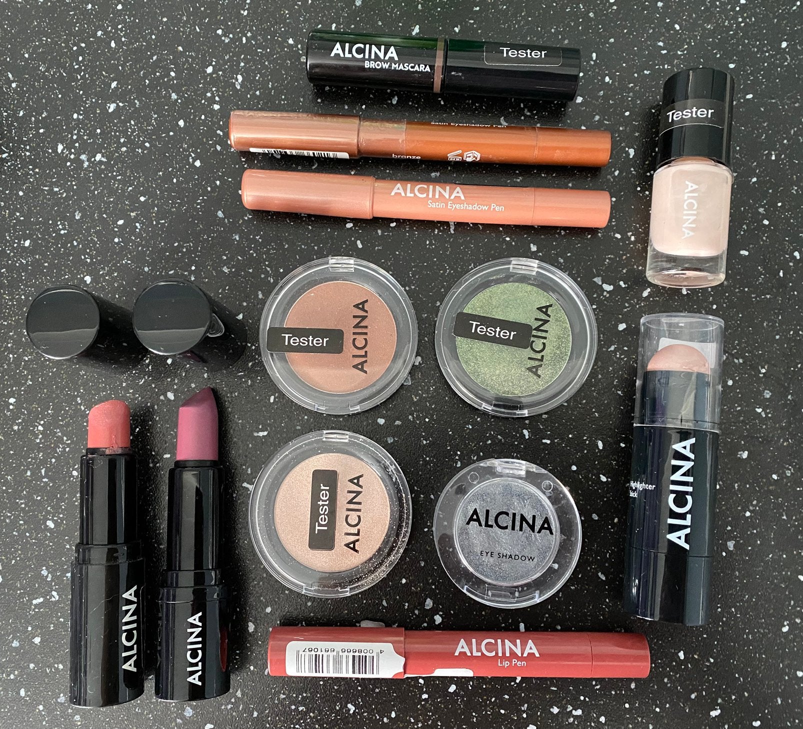 Testers Make-Up ALCINA 12 stuks!, Ophalen of Verzenden, Zo goed als nieuw, Gehele gezicht, Make-up
