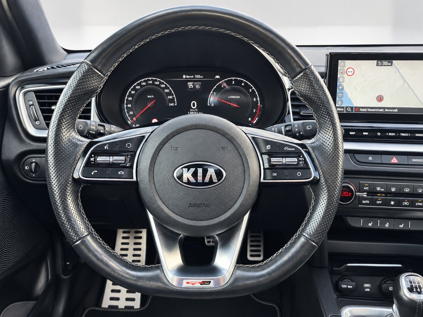 Kia Ceed Sportswagon 1.0 T-GDi GT-Line/PANO/NWST, Auto's, Voorwielaandrijving, Dealer onderhouden, Gebruikt, Wit