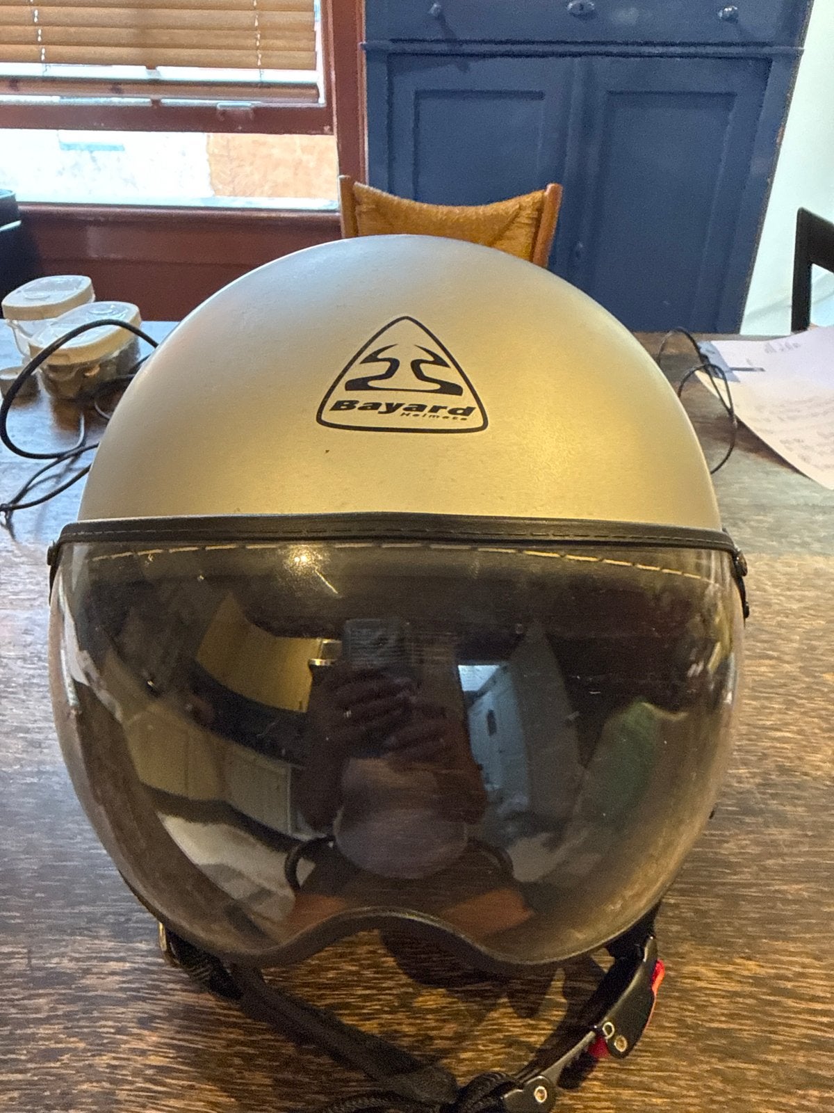 Bayard scooterhelm - Maat s, Fietsen en Brommers, Brommerhelmen, Ophalen of Verzenden, Gebruikt, Small