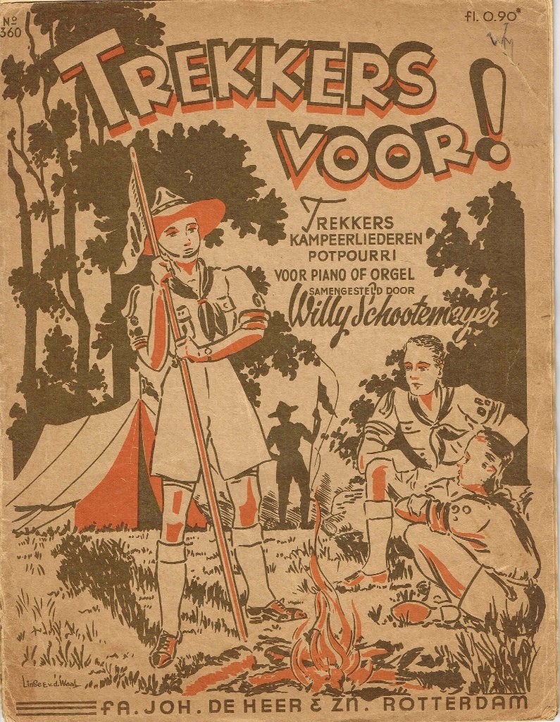 scouting Trekkers Kampeerliederen, Ophalen of Verzenden, Gebruikt, Boek of Tijdschrift