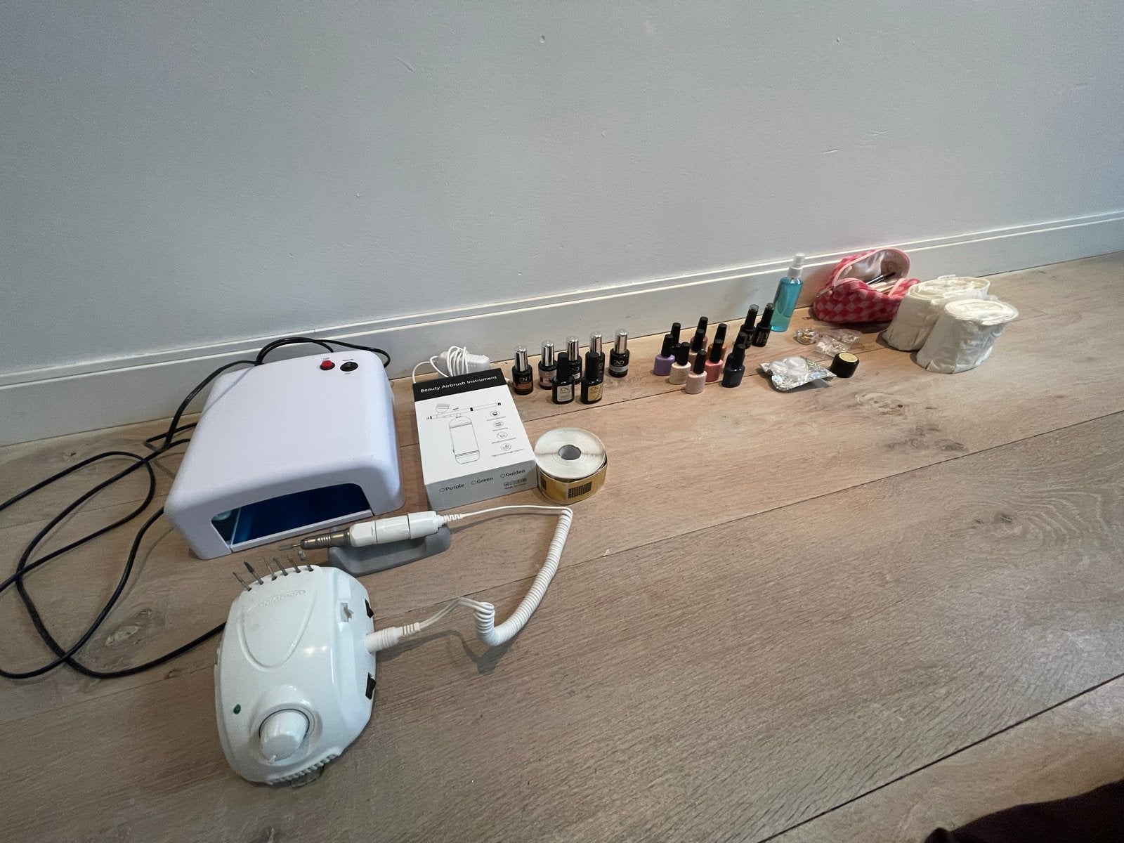 Complete nagelstudio set, Ophalen of Verzenden, Gebruikt, Overige typen