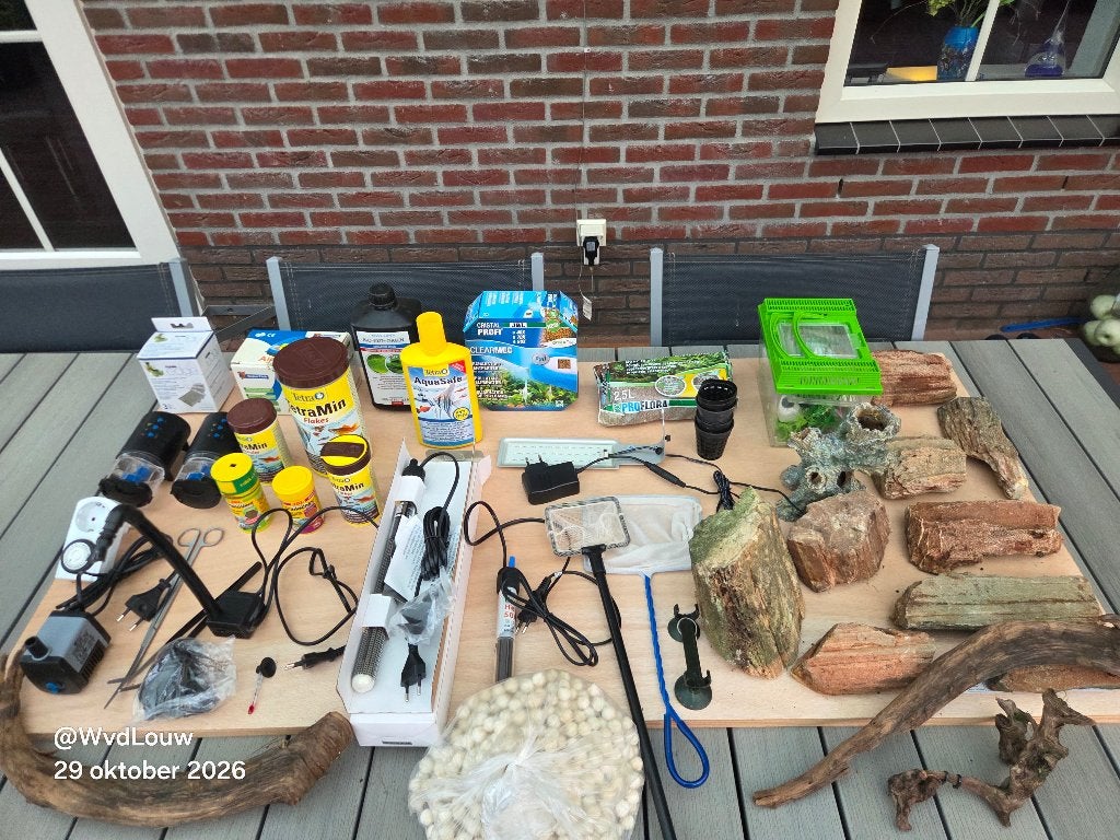 Aquarium benodigdheden ivm einde hobby, Ophalen of Verzenden, Zo goed als nieuw, Overige typen