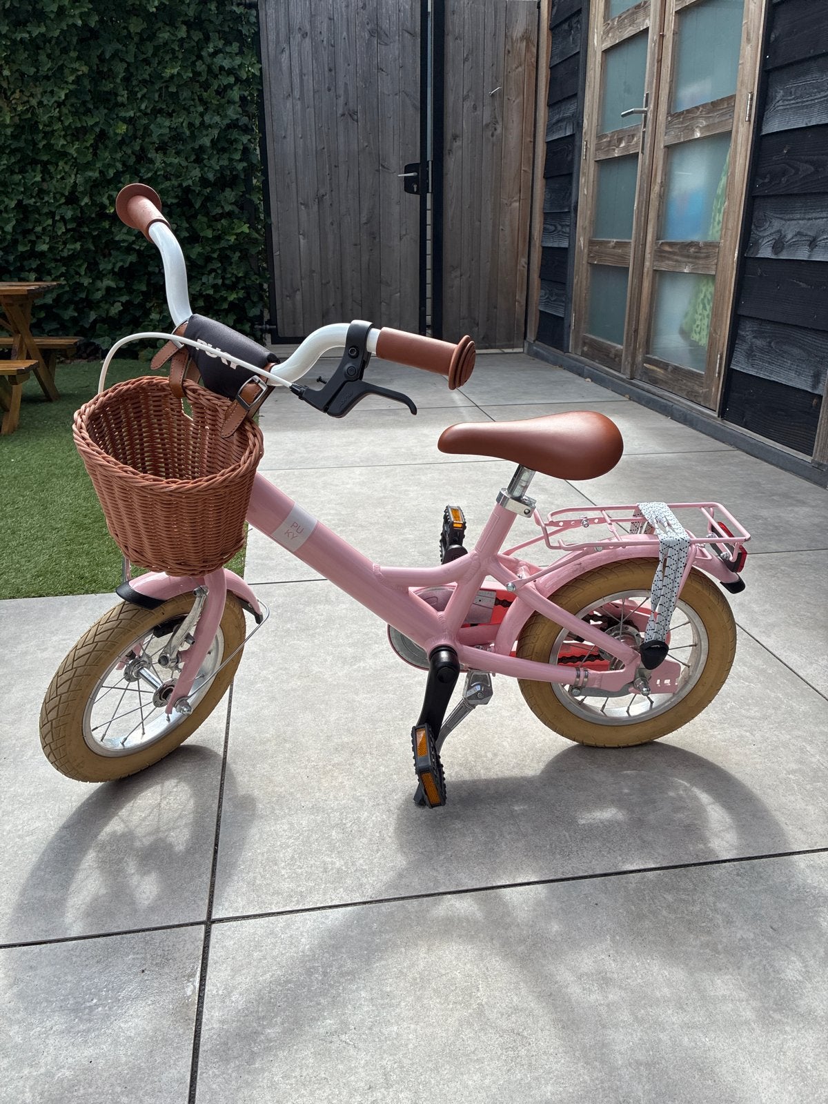 Puky youke classic 12 inch met zijwieltjes, Ophalen, Zo goed als nieuw, 16 tot 20 inch, Zijwieltjes