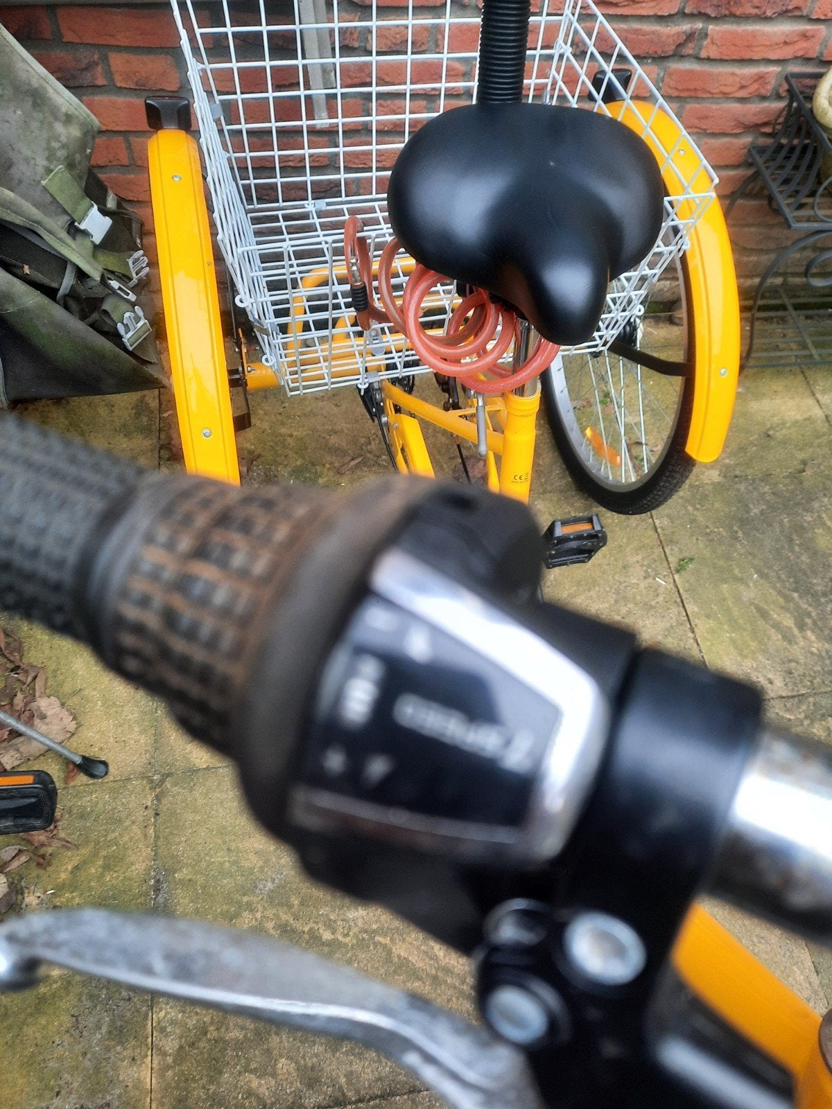 heel mooie driewieler 7 versnelling mand achter, Ophalen