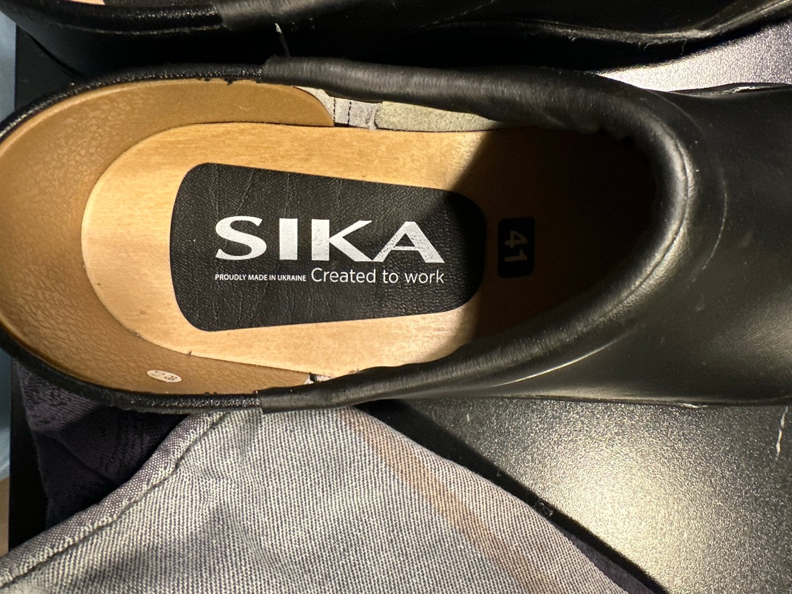Nieuwe Sika klompen maat 41 - te klein wegens hoge wreef, Ophalen of Verzenden, Nieuw, Laarzen