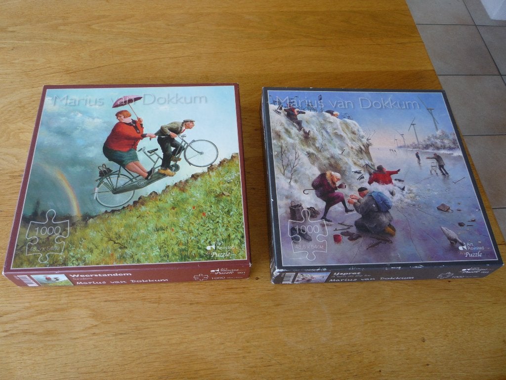 Marius van Dokkum puzzels, Ophalen of Verzenden, 500 t/m 1500 stukjes, Zo goed als nieuw