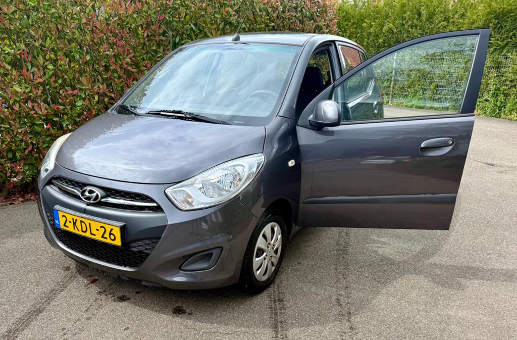 Hyundai I10 2013 68606km 4deurs Blue, Auto's, Voorwielaandrijving, Euro 5, Stof, Zwart