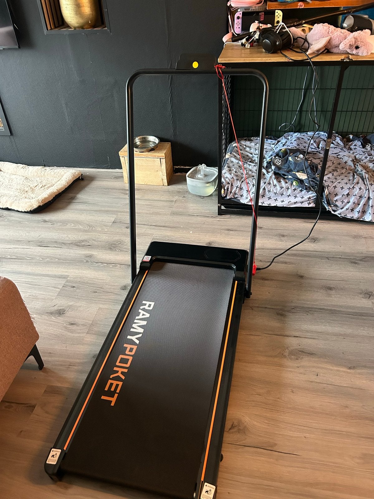 RamyPoket Loopband - Compact en Opvouwbaar, Ophalen, Zo goed als nieuw, Metaal, Loopband