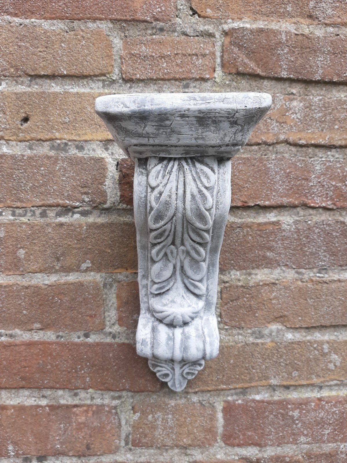 Wandconsole console wanddecoratie betonnen beeld tuinbeeld, Ophalen of Verzenden