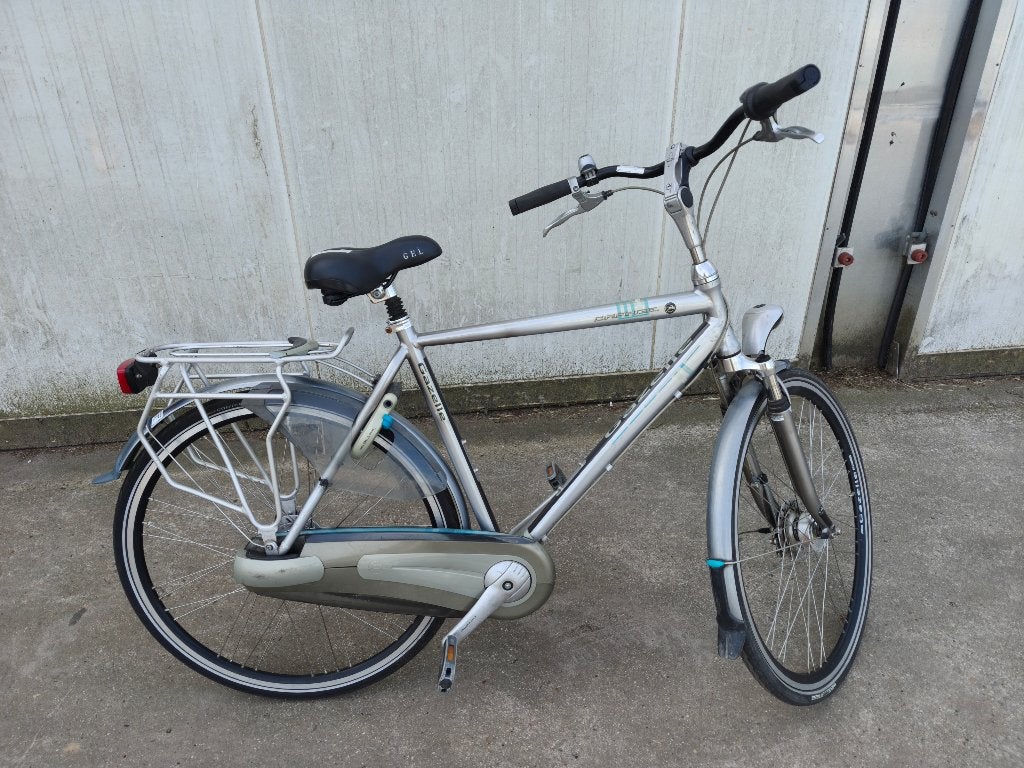 herenfiets gazelle orange 8v, Ophalen, Gebruikt, Versnellingen, 57 tot 61 cm