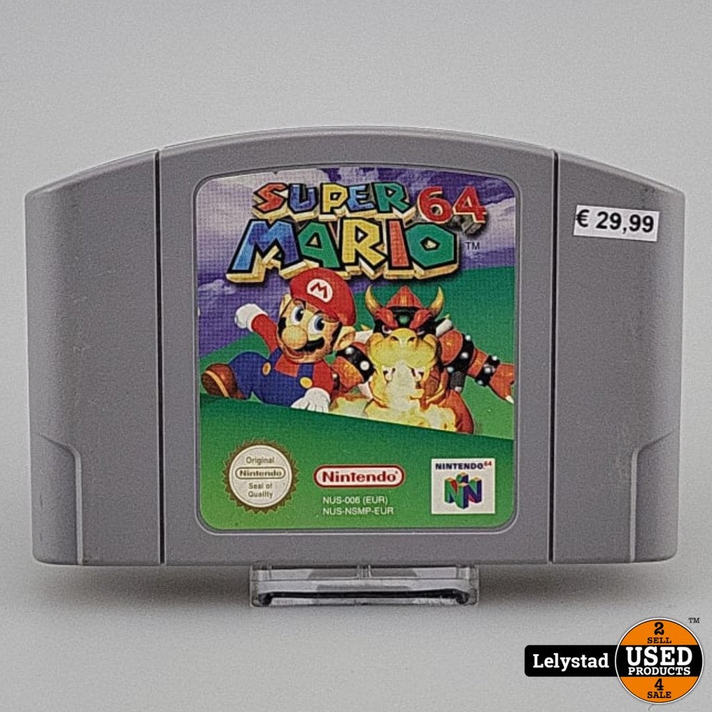 Nintendo 64 Game: Super Mario 64 Losse Cassette