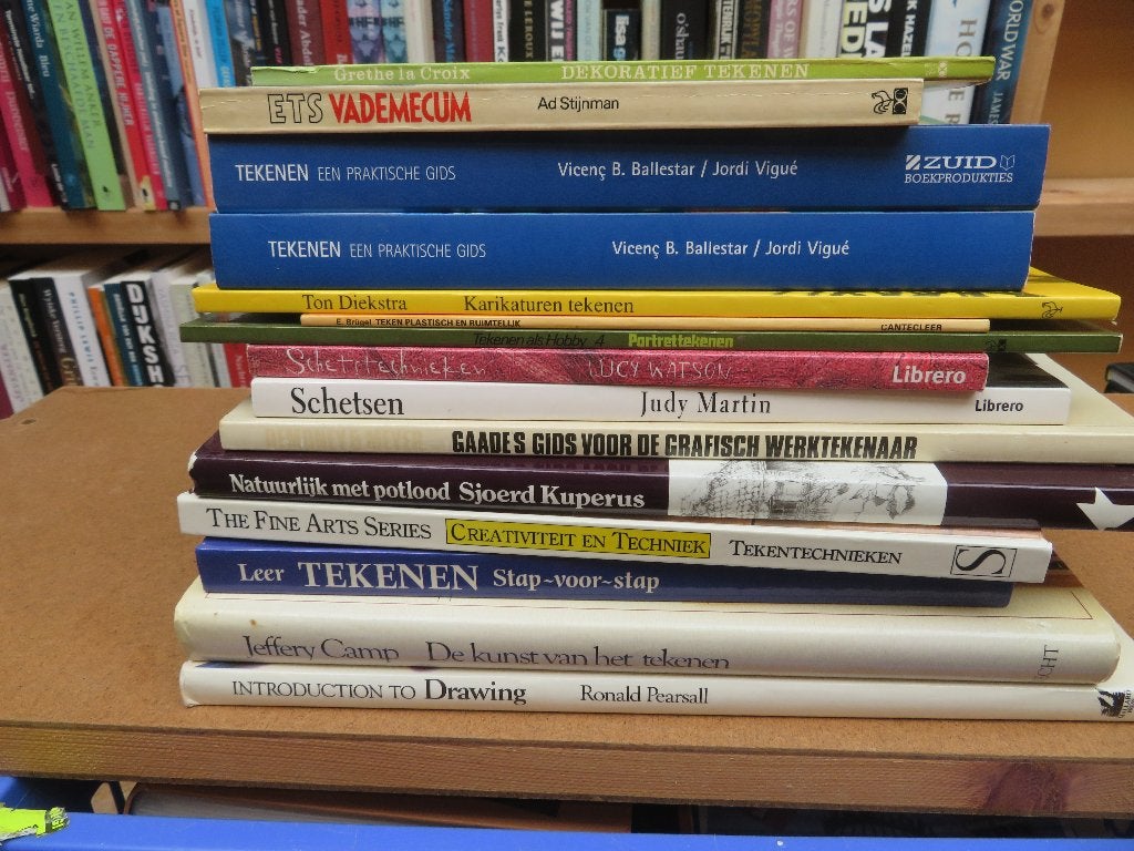Diverse boeken over tekenen en creativiteit, Gebruikt, Ophalen of Verzenden, Diverse uitgevers, Boek of Gids