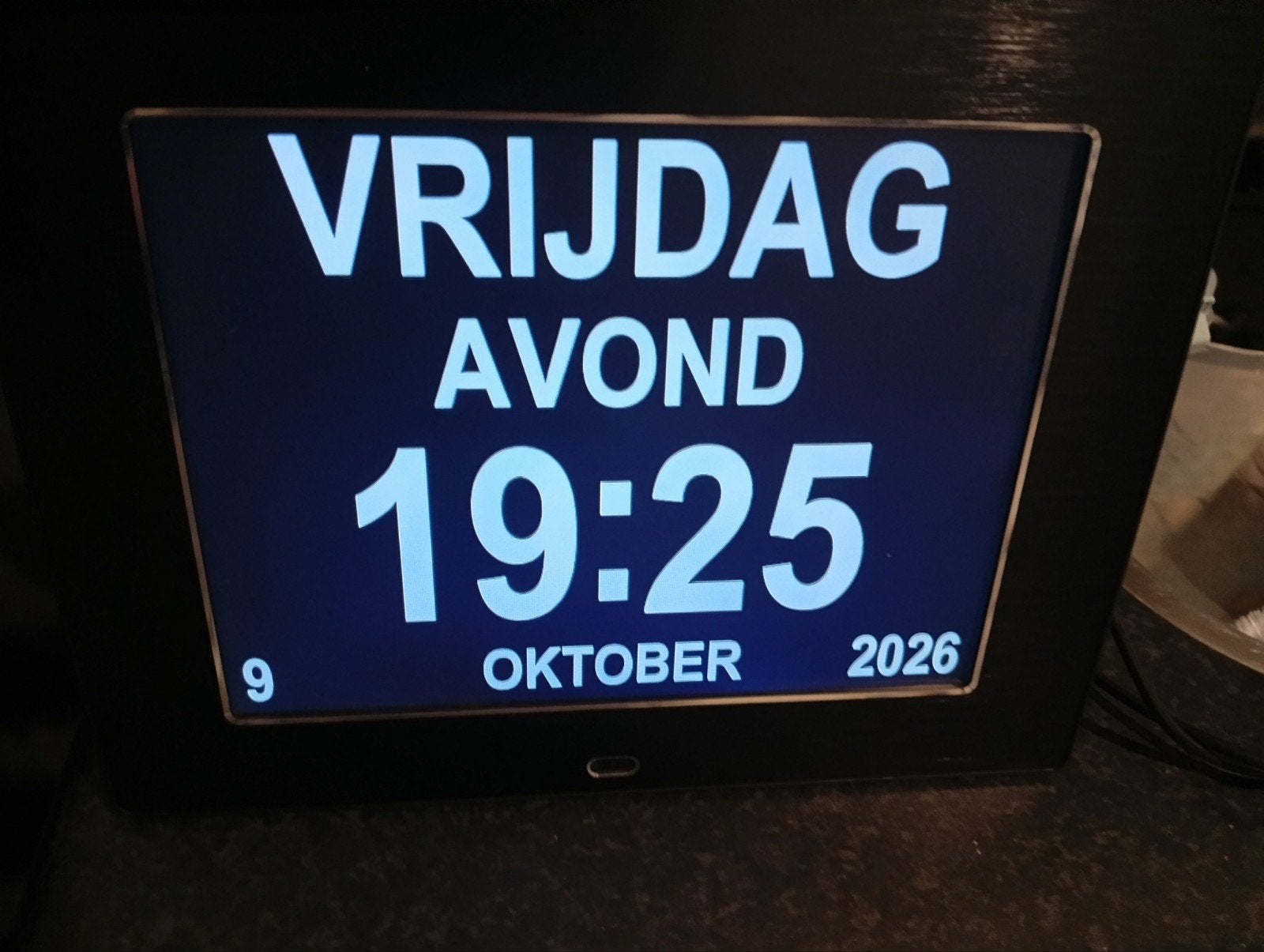Dementieklok - Gebruikt, Digitale Dagklok, Ophalen, Gebruikt, Digitaal, Overige typen