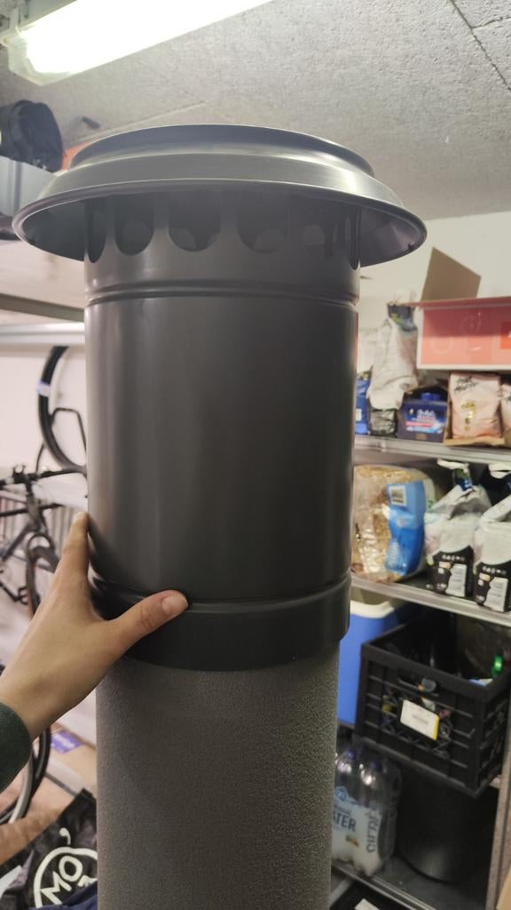 Geïsoleerde dakdoorvoer 200mm - Nieuw in doos, Doe-het-zelf en Verbouw, Ventilatie en Afzuiging, Ophalen of Verzenden, Nieuw, Ventilator