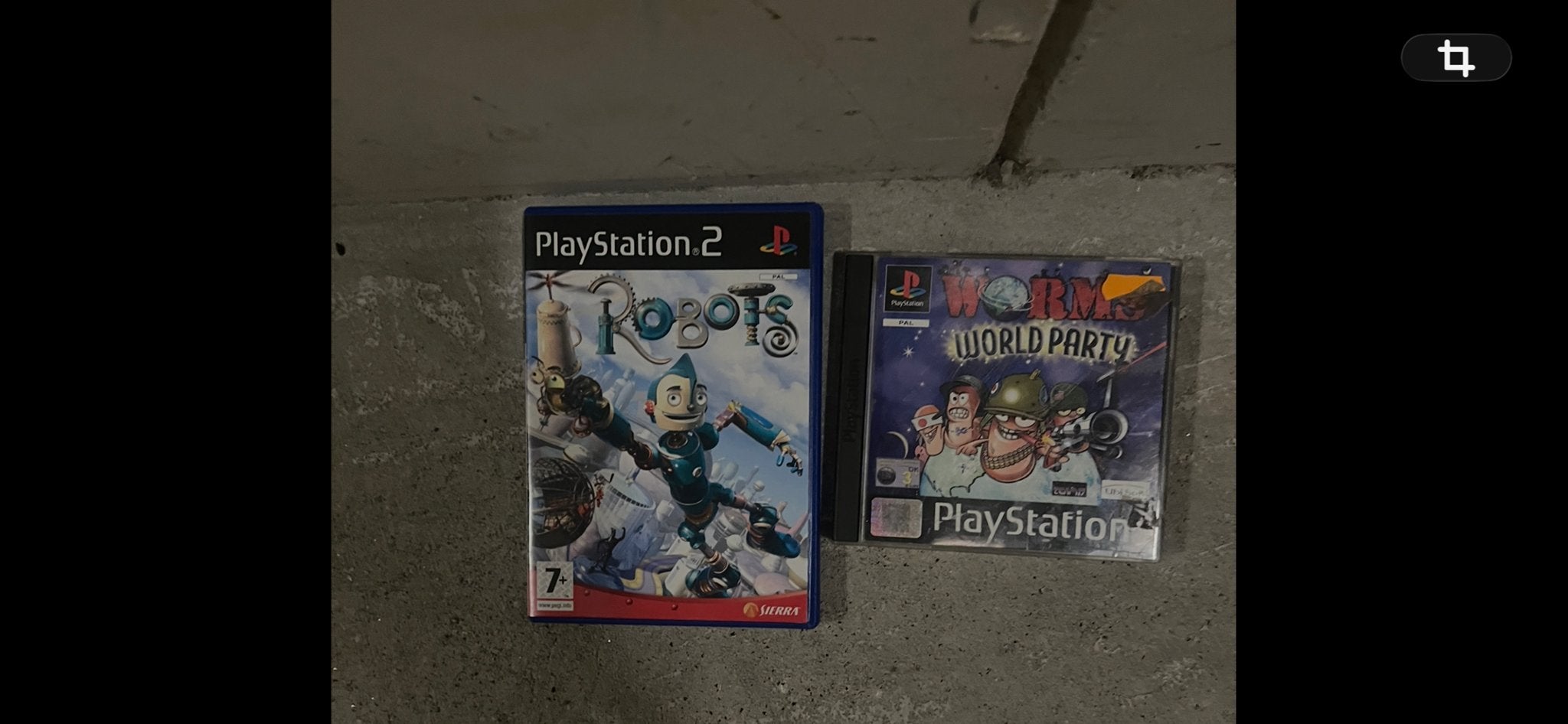 PlayStation 2 & PlayStation 1 games: Robots & Worms World Pa, Gebruikt, Overige genres, Eén computer, Ophalen of Verzenden