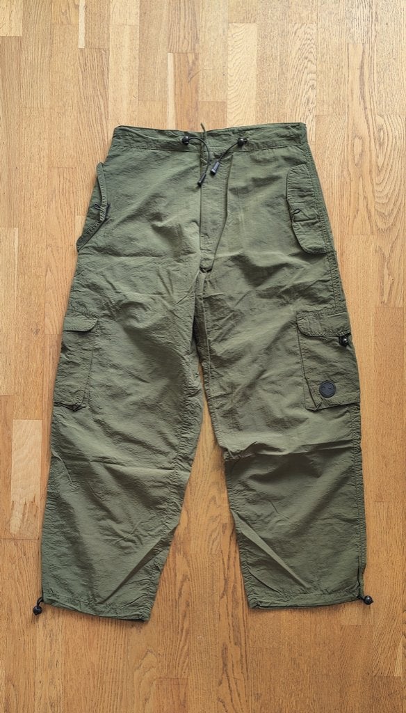 Disaster - cargo broek, mt.1 (S), Kleding | Heren, Broeken en Pantalons, Gedragen, Maat 46 (S) of kleiner, Groen, Ophalen of Verzenden