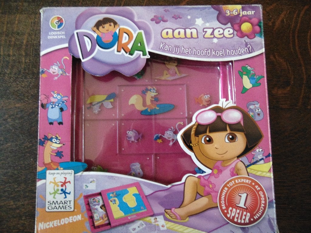 Smart Games Dora aan Zee Logisch Denkspel, Een of twee spelers, Ophalen of Verzenden, Gebruikt, Smart Games