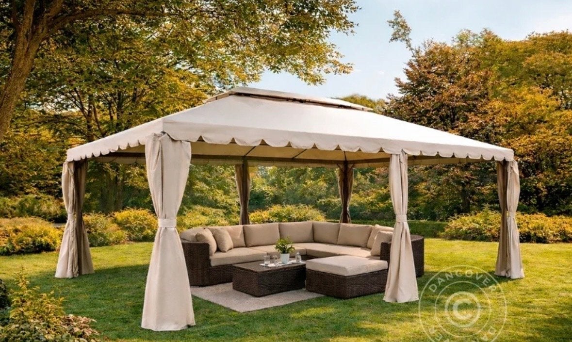Te Huur: 3x3 en 6x3 Tuinpaviljoen voor evenementen, Gebruikt, Verzenden, 2 meter of meer, 4 tot 6 meter