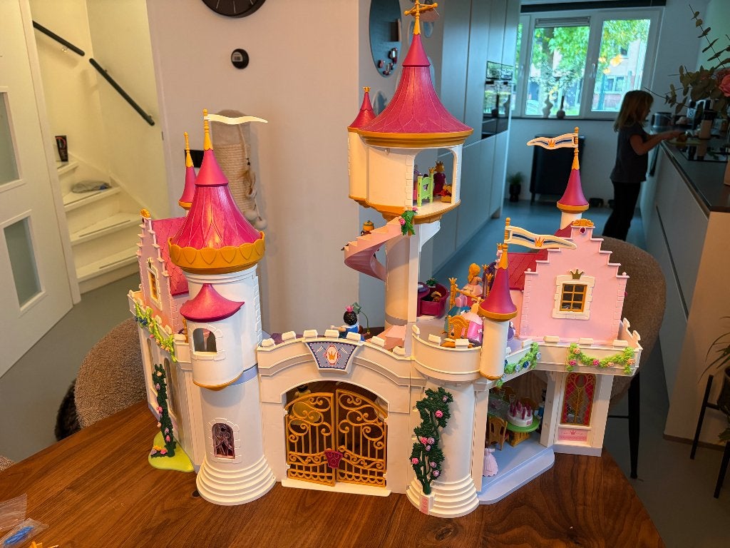 Playmobil 6848 prinsessen kasteel meer dan extra’s, Ophalen, Gebruikt, Complete set, Kasteel/Fort