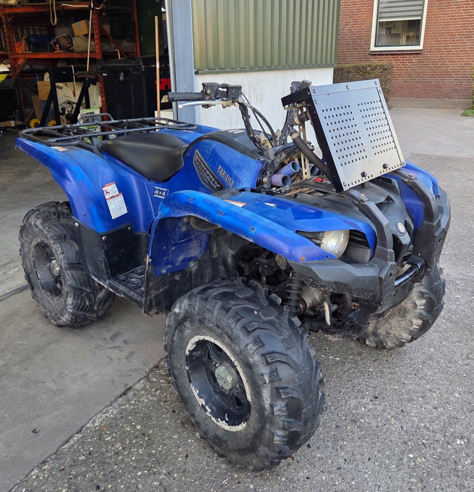 Yamaha grizzly 700 T quad  trike mmbs trekker suzuki honda, Fietsen en Brommers, Ophalen, Gebruikt, Yamaha