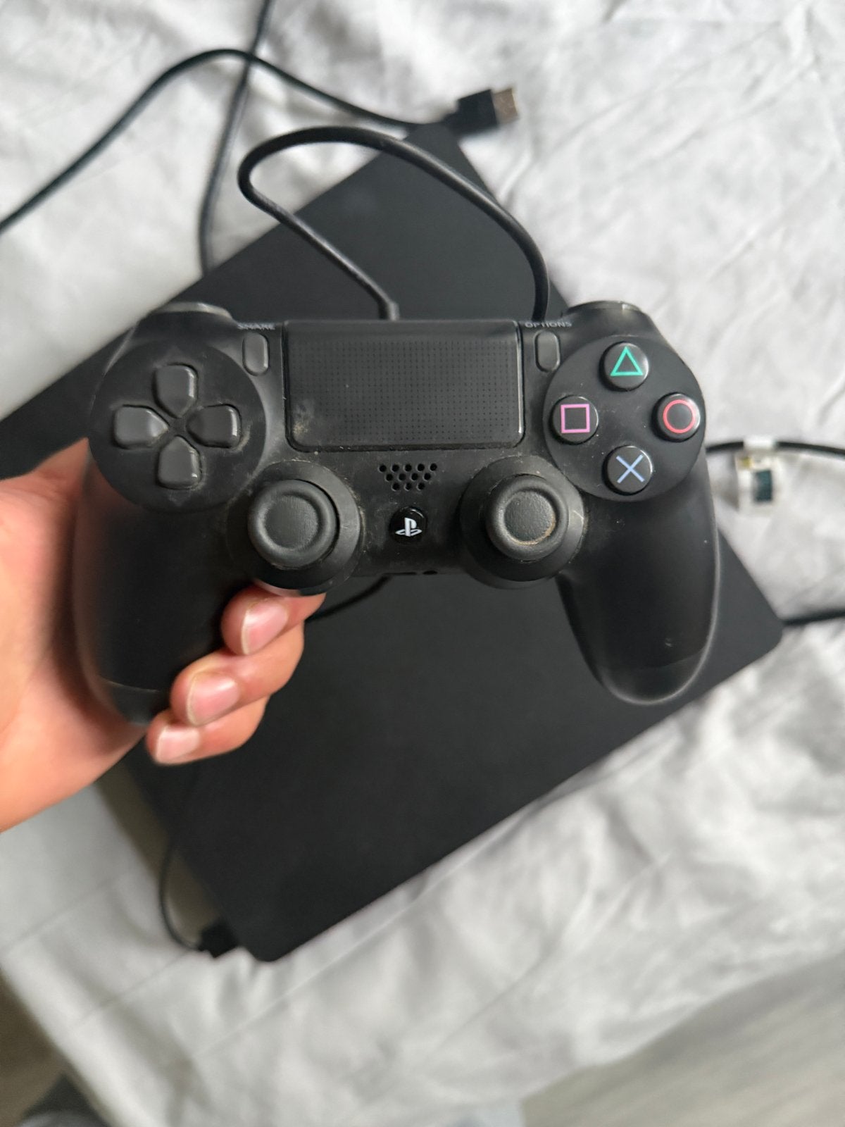 PlayStation 4 Slim met controller, Spelcomputers en Games, Spelcomputers | Sony PlayStation 4, Ophalen of Verzenden, Met 1 controller