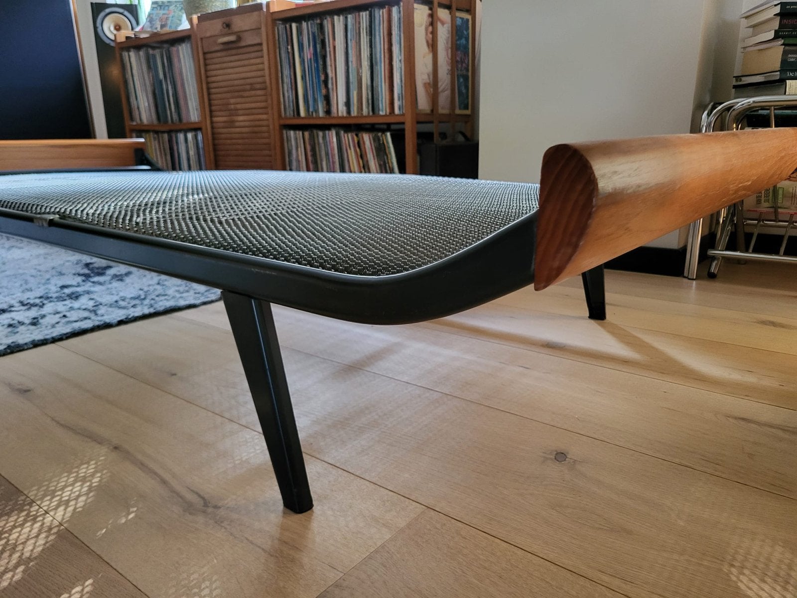 Cleopatra daybed, vintage design, Ophalen, Gebruikt, Eenpersoons, Zwart