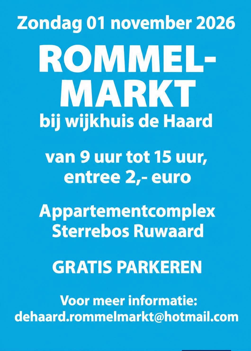 rommelmarkt, Vacatures