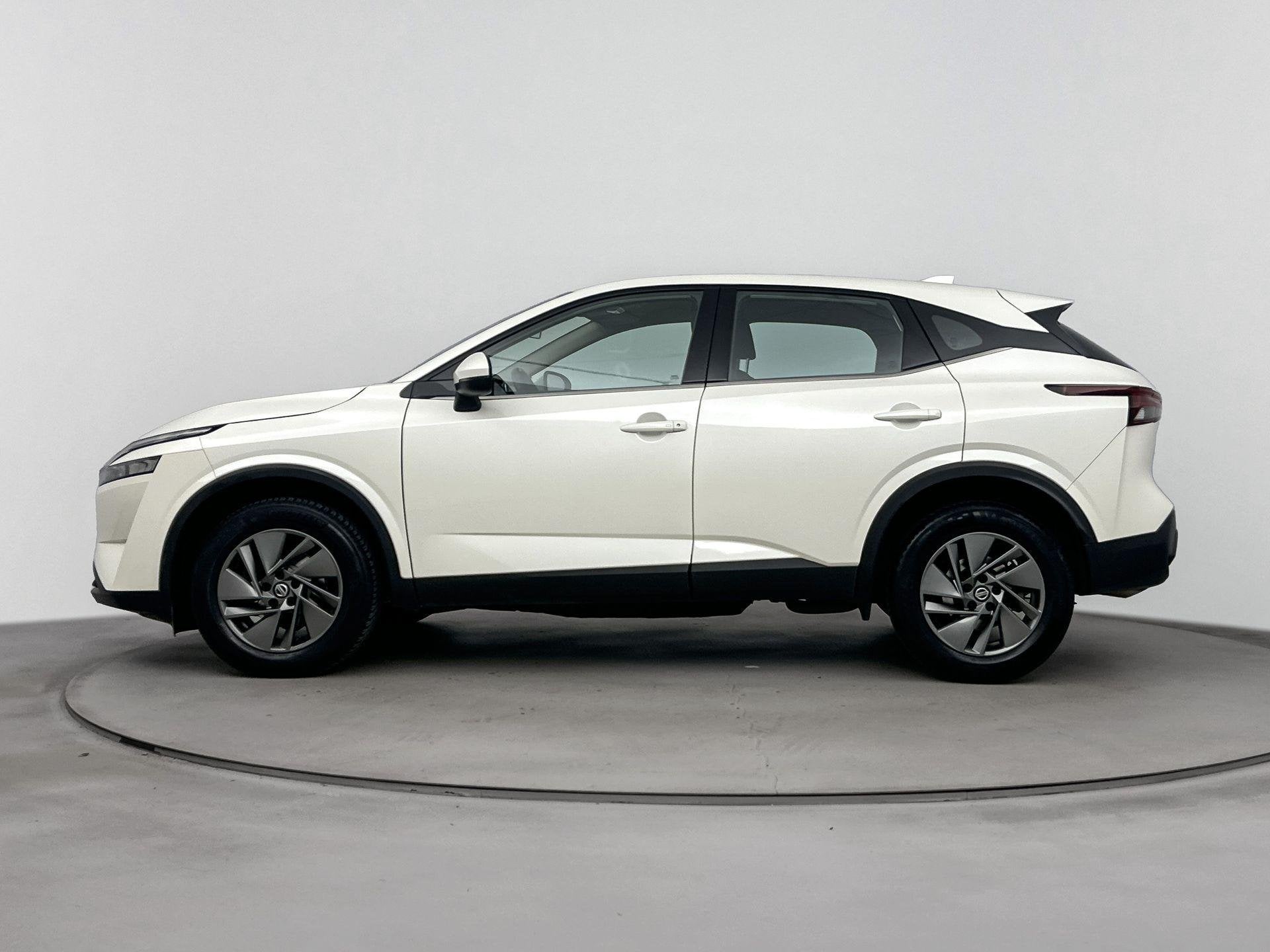 Nissan Qashqai 1.3 MHEV Xtronic Business Access | Camera ach, Auto's, Stof, Euro 6, Wit, Origineel Nederlands