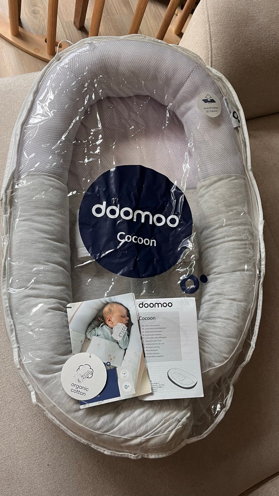 DOOMOO Cocoon babynestje, Ophalen, Zo goed als nieuw, Overige typen