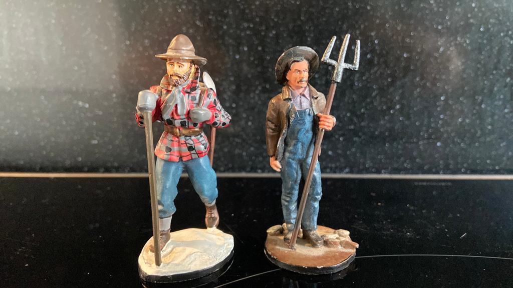 Delprado Wild West: Goudzoeker en boer, Verzamelen, Poppetjes en Figuurtjes, Zo goed als nieuw, Ophalen of Verzenden